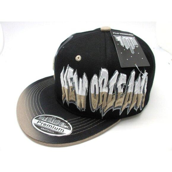 Mens New Orleans Snapback Hat - Picture 3 of 3